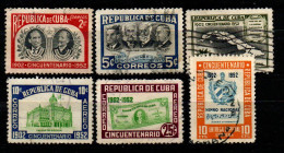 CUBA - 1952 - 50th Anniv. Of The Republic Of Cuba: - USATI - Gebraucht