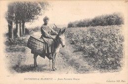 CPA 64 ENV.DE BIARRITZ / JEUNE PAYSANNE BASQUE - Autres & Non Classés