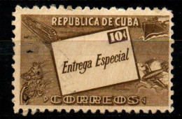 CUBA - 1945 - Letter And Symbols Of Transportation - USATO - Express Delivery Stamps