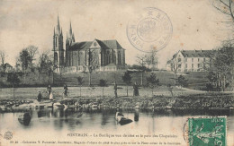 Pontmain * La Basilique Vue De Côté Et Le Parc Des Chapelains - Pontmain