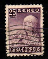 CUBA - 1952 - ISABELLA I LA CATTOLICA - USATO - Luchtpost