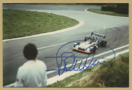 Patrick Tambay (1949-2022) - French Racing Driver - Signed Photo - 1977 - COA - Sportifs