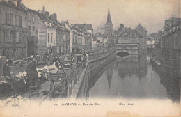 CPA 80 AMIENS / RUE DU DON / Cliché Rare - Andere & Zonder Classificatie