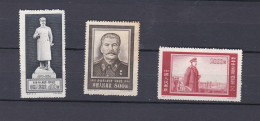 Chine 1954 , La Serie Complete Neuf Staline , 3 Timbres 246 à 248, Voir Scan Recto Verso - Ungebraucht