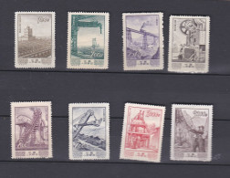 Chine 1954 La Serie Complète Construction Industrielle, 8 Timbres Neufs N° 238 à 245, - Ongebruikt