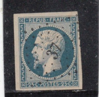 France - Année 1852 - N°YT10 - Présidence, Oblitération PC - 1852 Louis-Napoleon