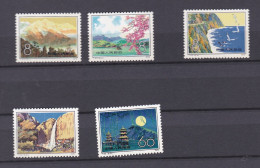 Chine 1979 , Paysages à Taiwan, 5 Timbres Neufs - Nuevos