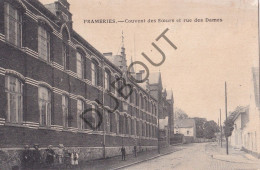 Postkaart/Carte Postale - Frameries - Couvent Et Rue Des Dames (C5076) - Frameries