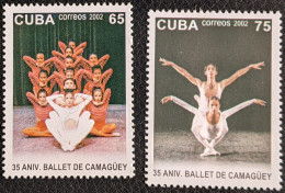Cuba, 2002, Mi 4478-4479, 35th Anniversary Of The Ballet De Camaguey - Dance Company, 2v, MNH - Danse