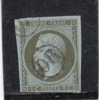 France - Année 1853-60 - N°YT 11 - Empire - Oblitération OR - 1853-1860 Napoleone III