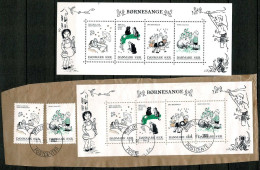 Denmark 2016; Children's Songs, Miniature Sheet And 2 Stamps; Used On Fragment And Miniature Sheet MNH(**). - Andere & Zonder Classificatie