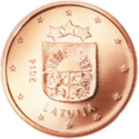 Letland 2014    1 Ct      UNC Uit De Rol  UNC Du Rouleaux  !! - Latvia