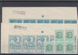 237/39 ** 5x ; Met DEPOT 1926 - OBP €  100 - Neufs