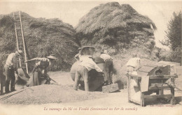 Vendée * Le Vannage Du Blé En Vendée ( Instantané Au 80ème De Seconde ) * Battage Batteuse Scène Agricole Agriculture - Autres & Non Classés