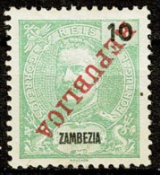 Zambézia, 1911, # 57, MH - Zambèze