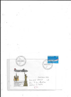 SUISSE N° PA 47 OBL SUR FDC ILLUSTREE STATUE DE LA LIBERTE - Usati