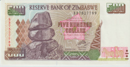 ZIMBABWE 500 DOLLARS 2004UNC - Zimbabwe