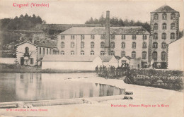 Cugand * Hucheloup , Filature PEQUIN Sur La Sèvre * Usine Industrie * HUCHELOUP Péquin * Villageois Ouvriers - Autres & Non Classés