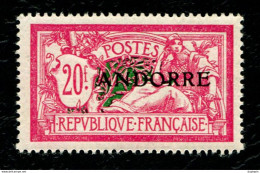 ANDORRE STAMP TIMBRE N° 23 - TYPE MERSON 20F SURCHARGE- NEUF - TB - Sonstige & Ohne Zuordnung