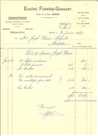 Vieille Facture D'AMPSIN ( Amay ) " Imprimerie-papeterie Eugène Ferrière-Guissart " 1959 - Druck & Papierwaren