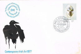 52232. Carta F.D.C. BAILE ATHA CLIATH (Dublin) 1977.  Irish ART - FDC