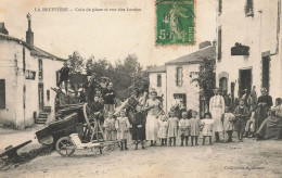 La Bruffière * 1907 * Coin De Place Et Rue Des Landes * Métier Bois Charron * Enfants Villageois - Autres & Non Classés