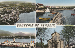 CPSM - SOUVENIR DE VERSOIX. 4 Vues. RARE - Versoix