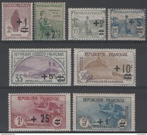 FRANCE STAMP TIMBRE YVERT 162/69 ANNEE COMPLETE 1922 NEUVE Xx LUXE, VALEUR: 530€ - ....-1939