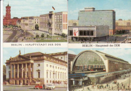 Germany, Berlin, 2 Postcards, Hotel Berolina, Bahnhof Alexanderplatz, Gebraucht - Spandau