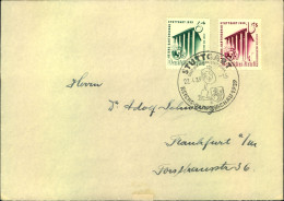 1939, Reichsgartensschau, Beide Werte Auf Adressiertem Umschlag Mit Ersttagssonderstempel - Interi Postali