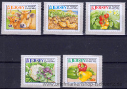 Jersey 2001, Mi. 968-72 IV ** - Jersey