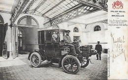 BELGIQUE -  1903 -  PALAIS ROYAL DE BRUXELLES -  LES ECURIES ROYALES PLACE DU TRONE COUPE AUTOMOBILE DU ROI - Musées