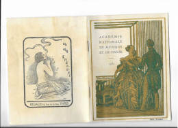 Delcampe - Vieux Papiers  -  Programmes  Académie Nationale De Musique Et De Danse  1932  ( 16 Pages )   Réf 10115 - Programs