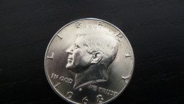 Pièce Argent 1/2 Dollar Kennedy De 1968 - Altri – America