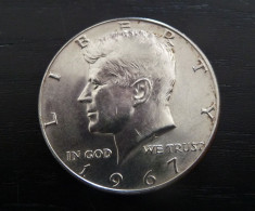 Pièce Argent 1/2 Dollar Kennedy De 1967 - Autres – Amérique