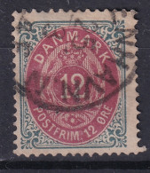 DENMARK 1875 - Canceled - Sc# 29 - Oblitérés