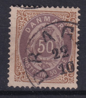 DENMARK 1875 - Canceled - Sc# 33 - Gebruikt