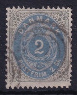 DENMARK 1871 - Canceled - Sc# 16 - Used Stamps