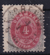 DENMARK 1870 - Canceled - Sc# 18 - Gebruikt