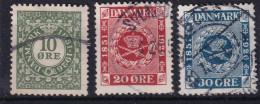 DENMARK 1926 - Canceled - Sc# 178-180 - Oblitérés