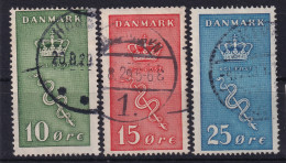 DENMARK 1929 - Canceled - Sc# B3-B5 - Oblitérés