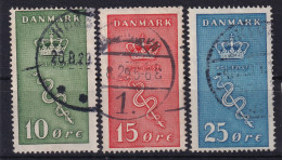 DENMARK 1929 - Canceled - Sc# B3-B5 - Used Stamps