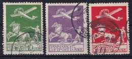 DENMARK 1925/26 - Canceled - Sc# C1-C3 - Luftpost