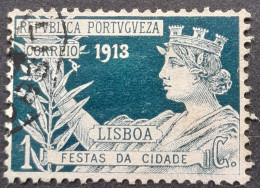 Portugal 1913 Lisbonne Lisboa Surtaxe Au Profit Des Pauvres Para Os Pobres Yvert 224 O Used - Oblitérés