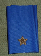 CROCE ROSSA ITALIANA  - COPPIA DI GRADI TUBOLARI IN DISUSO - ITALIAN RED CROSS RANKS Summer Uniform - Obsolete (264) - Polizia