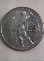 Moneta Repubblica 50 L. 1981 Varietà 1 Mancante Data - 50 Lire