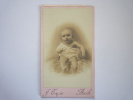 GP 2023 - 5  JOLIE PHOTO D'un Bébé Format Carte De Visite De J. TAPIE  (AUCH)   XXX - Auch