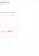 JEUX OLYMPIQUES - AUTOGRAPHES DE MEDAILLES OLYMPIQUES - CONCURRENTS DE SUISSE  - - Autogramme