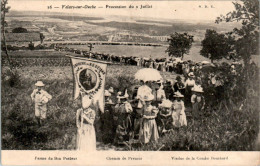 Velars-sur-Ouche Canton Dijon 5ème Procession Du 2 Juillet Religieux Religious Côte-D'Or 21370 N°26 En B.Etat - Autres & Non Classés