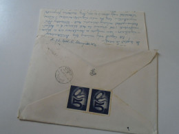 ZA454.55  Hungary  Cover -1947 Nemzeti Segély National Aid Stamps Budapest  Juhász László - Bártfay - Gönc With Content - Storia Postale